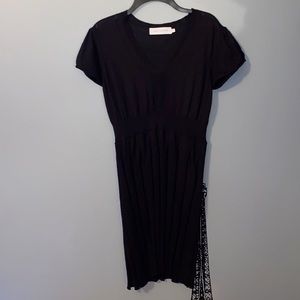 VINTAGE ANNE FONTAINE | BLACK THIN SWEATER DRESS